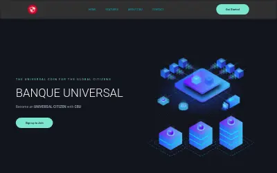 Website screenshot of Banque Universal (2026-05-29)