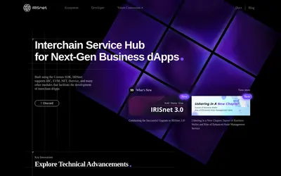 Website screenshot of IRISnet (2026-05-22)