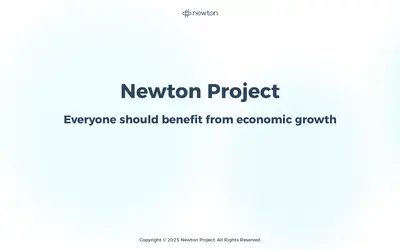 Website screenshot of Newton (2026-04-25)