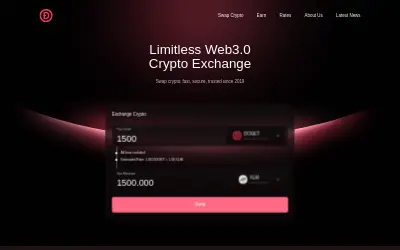 Website screenshot of Doge Token (2026-05-23)