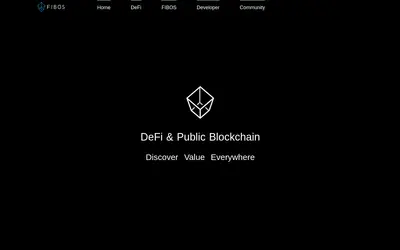 Website screenshot of FIBOS (2026-05-20)