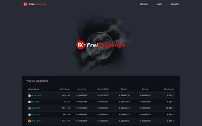 Website screenshot of FreiXShares (2026-04-25)