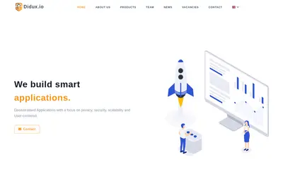 Website screenshot of Didux (2026-04-25)