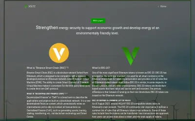 Website screenshot of Voltz (2026-05-29)