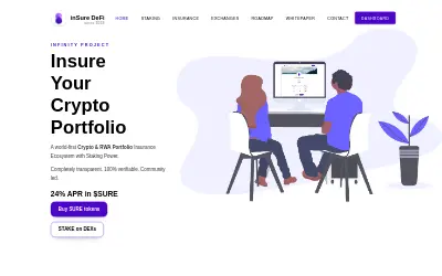 Website screenshot of inSure (2026-05-23)