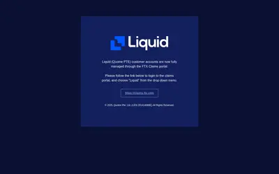 Website screenshot of QASH (2026-04-26)