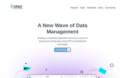 Website screenshot of KnoxFS (2026-04-26)