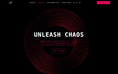 Website screenshot of Kusama (2026-05-20)