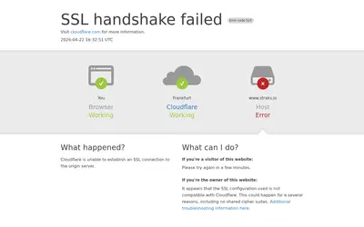 Website screenshot of STRAKS (2026-04-22)