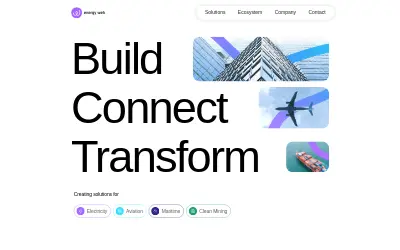 Website screenshot of Energy Web Token (2026-05-23)