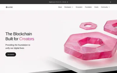Website screenshot of Lukso (2026-05-20)