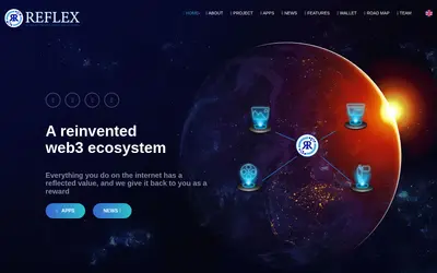 Website screenshot of Reflex (2026-04-25)
