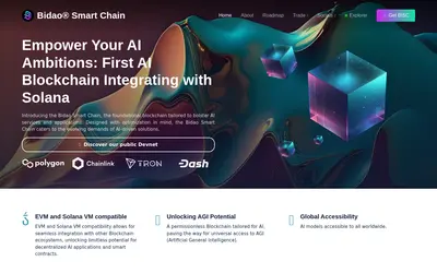 Website screenshot of Bidao (2026-05-21)