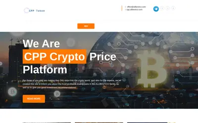 Website screenshot of Crypto Price Platform (2026-04-26)