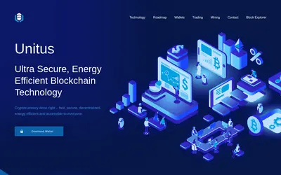 Website screenshot of Unitus (2026-05-20)
