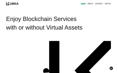 Website screenshot of LINKA (2026-05-22)