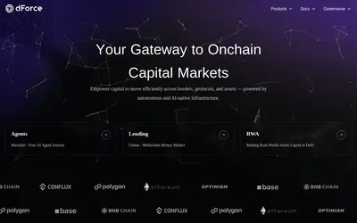 Website screenshot of USDx Stablecoin (2026-05-22)