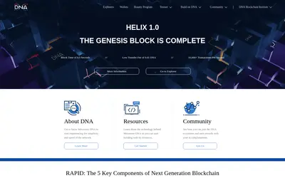 Website screenshot of Metaverse DNA (2026-05-21)