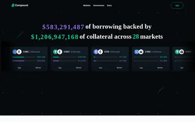 Website screenshot of cETH (2026-05-21)