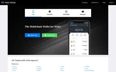 Website screenshot of MATH (2026-05-21)
