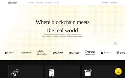 Website screenshot of Stellar (2026-04-26)