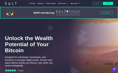 Website screenshot of SALT (2026-04-26)