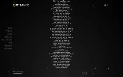 Website screenshot of Octanox (2026-05-20)
