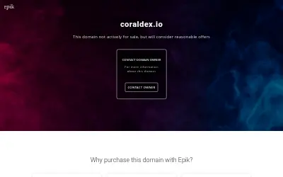 Website screenshot of Coral Swap (2026-06-23)