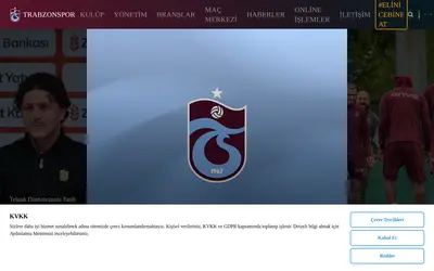 Website screenshot of Trabzonspor Fan Token (2026-05-22)