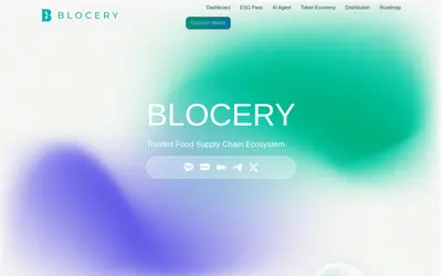 Website screenshot of Blocery (2026-05-22)