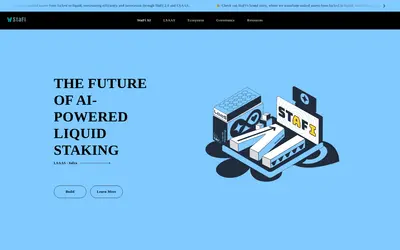 Website screenshot of Stafi (2026-04-26)