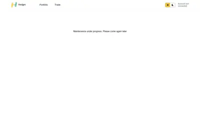 Website screenshot of Hedget (2026-04-26)
