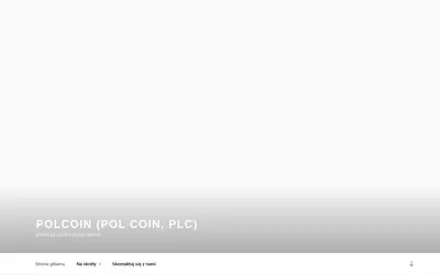 Website screenshot of POLCOIN (2026-05-22)