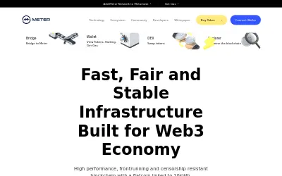 Website screenshot of Meter Stable (2026-05-30)