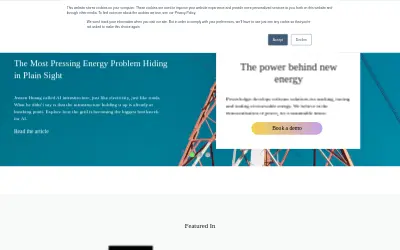 Website screenshot of Power Ledger (2026-05-23)