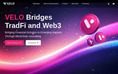 Website screenshot of Velo (2026-05-23)