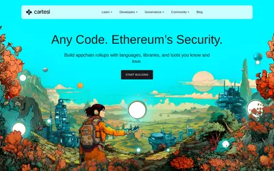 Website screenshot of Cartesi (2026-05-22)