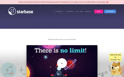 Website screenshot of Starbase (2026-04-25)