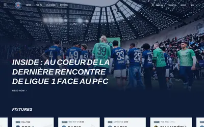 Website screenshot of Paris Saint-Germain Fan Token (2026-05-20)