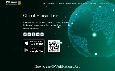 Website screenshot of Global Human Trust (2026-05-23)