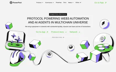Website screenshot of PowerPool Concentrated Voting Power (2026-05-20)