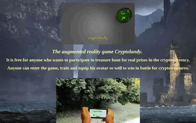 Website screenshot of Cryptolandy (2026-04-20)