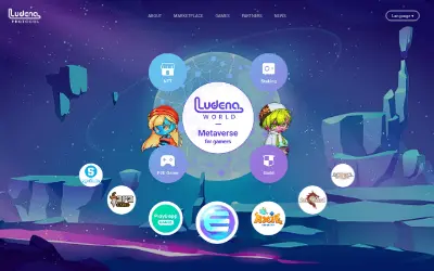Website screenshot of Ludena Protocol (2026-05-23)