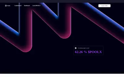 Website screenshot of Poolz Finance (2026-05-21)