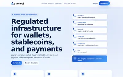 Website screenshot of Everest (2026-05-22)