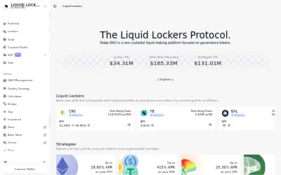 Website screenshot of Stake DAO (2026-05-23)