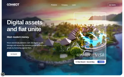 Website screenshot of Connect Financial (2026-05-22)