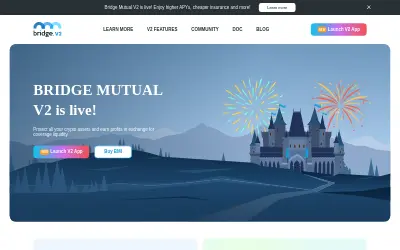 Website screenshot of Bridge Mutual (2026-05-30)