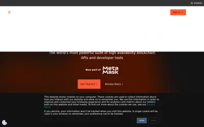 Website screenshot of Company (2026-04-29)