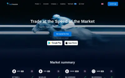 Website screenshot of Company (2026-04-29)